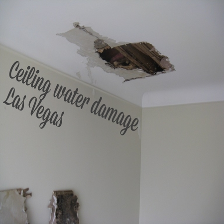 Ceiling water damage Las Vegas