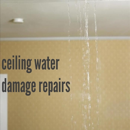 Ceiling water damage repair