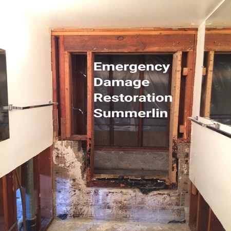 Emergency damage restoration Summerlin