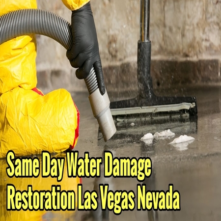 Same Day Water Damage Restoration Las Vegas Nevada