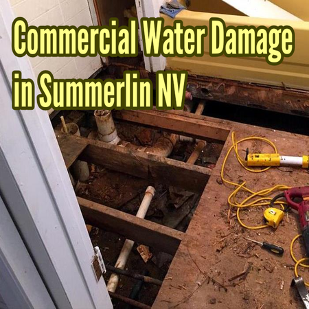 Commercial Water Damage in Summerlin NV