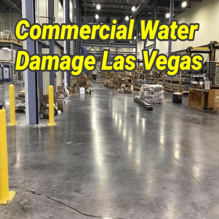 Commercial Water Damage Las Vegas